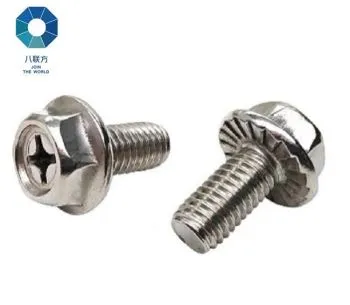 A2 DIN6921 Cross Drive Serrated Flange Bolt